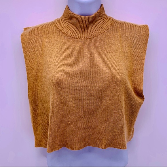 Bechamel Cropped Sleeveless Sweater Womens Size All - Picture 1 of 5